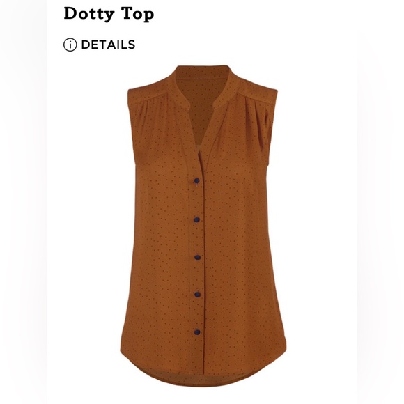 Cabi Dottie Top size medium - Picture 3 of 5